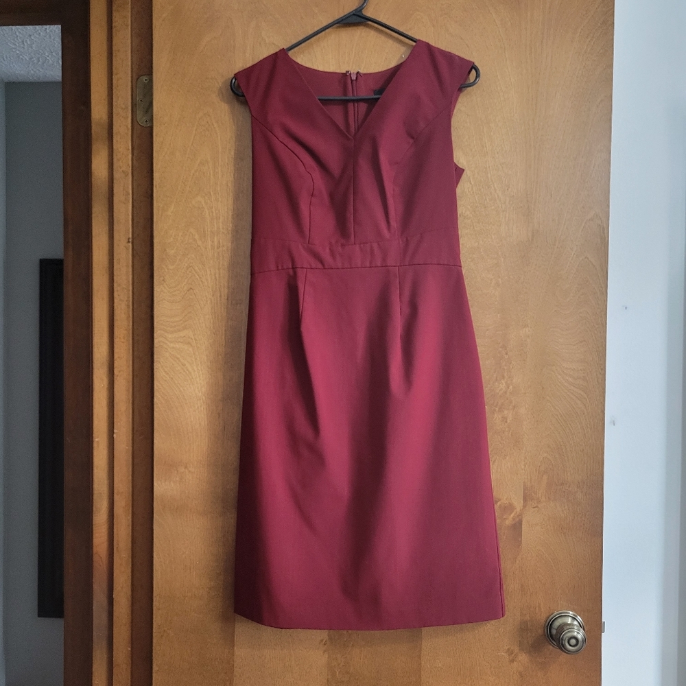 Mossimo Maroon Sleeveless Dress